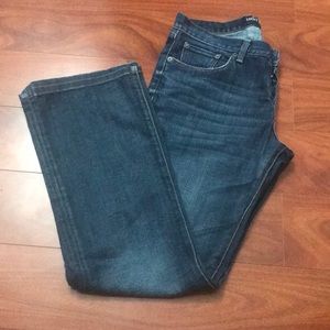 Lucky brand trade mark blue jeans gently used